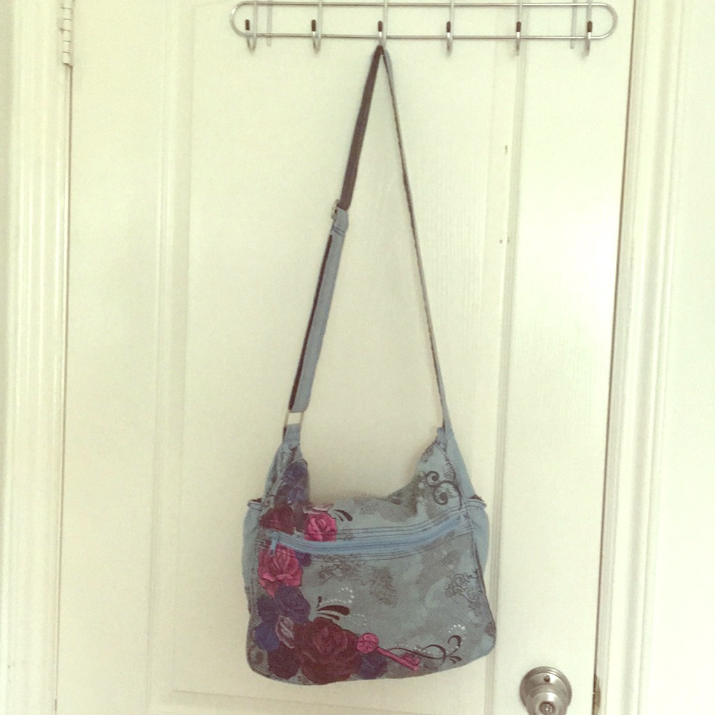 Patterned Messenger Bag